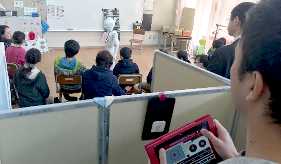 小学部での授業実践（帰りの会）