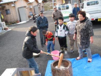 「もちつき大会」を開催します！（震災支援先：ＮＰＯ法人ビーンズふくしま（福島県））