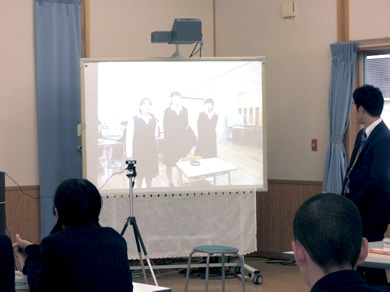写真:高知市立土佐山学舎との遠隔地交流授業がスタート