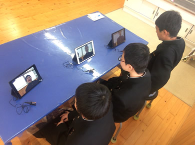 写真:アウトプットの手立てとしてのICT