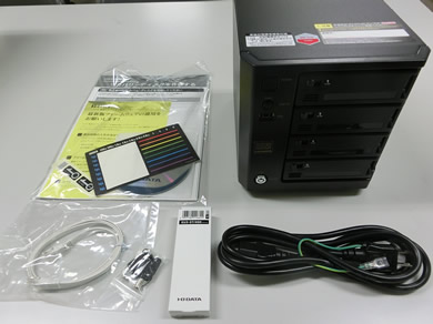写真:e-learning教材用ネットワークHDD