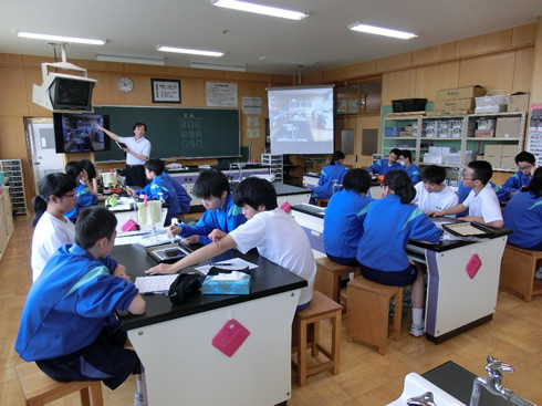 写真：iPadが入り、使い始めました。