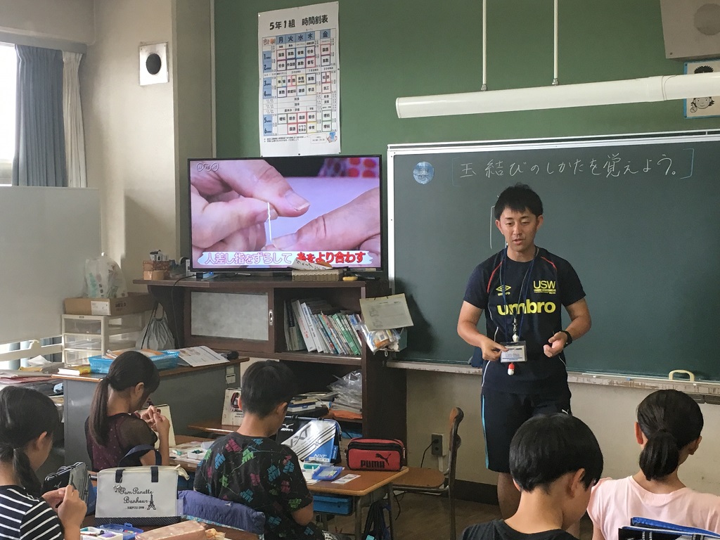 写真：大型テレビの導入