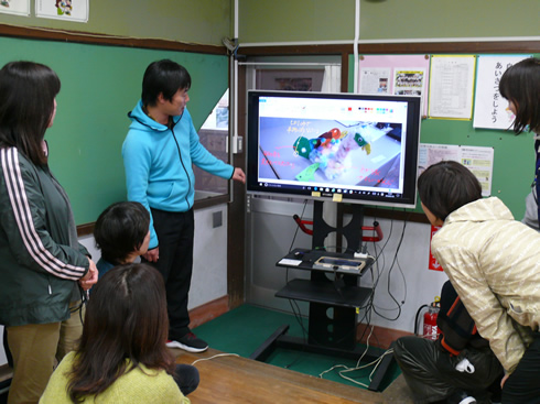 写真：通常学級におけるICT活用に向けての職員研修