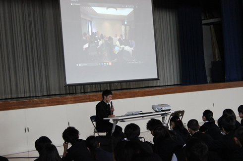 写真：海外留学報告会