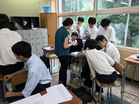 写真：大学生×高校生　企画構想協議風景