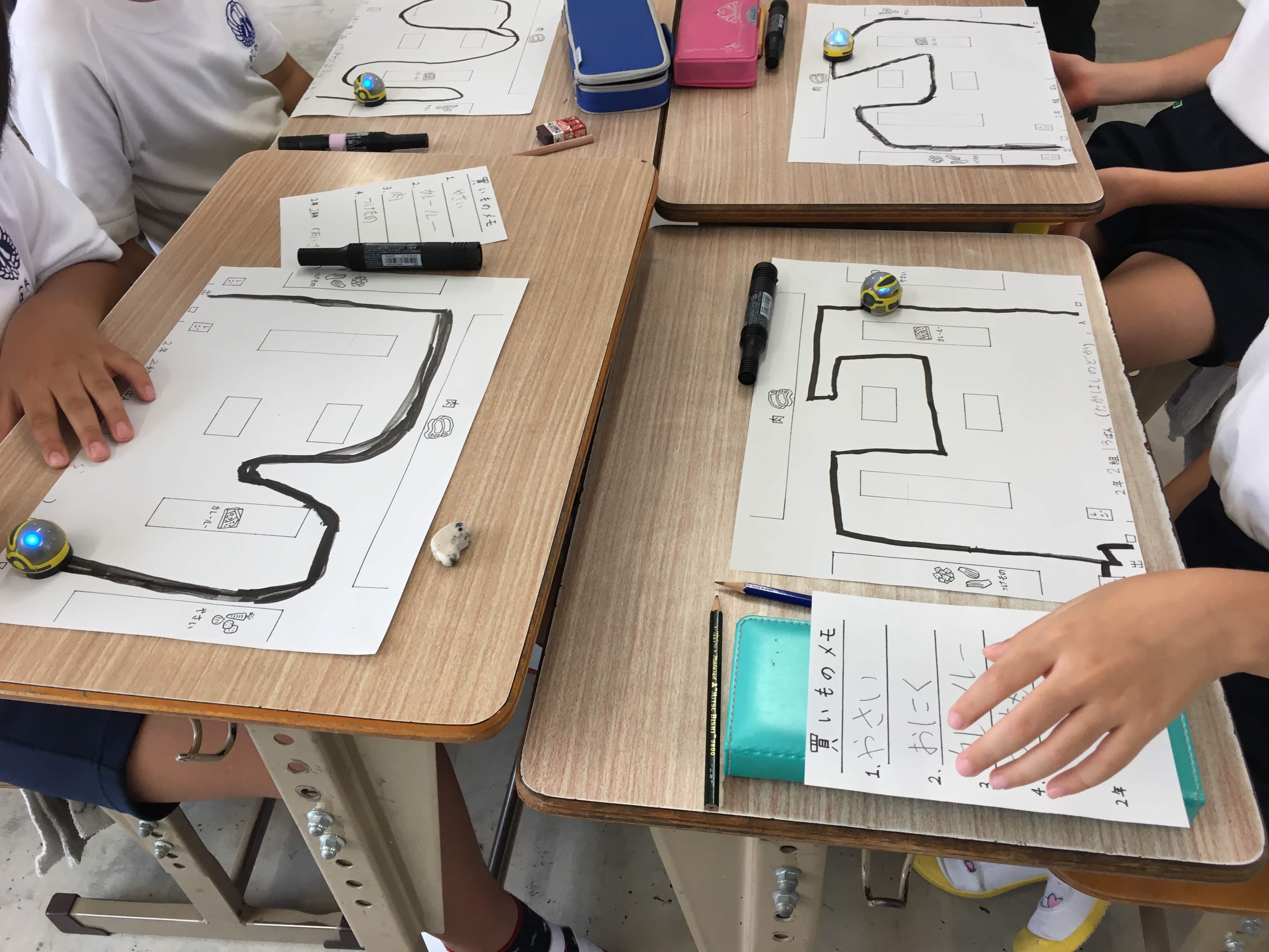 写真：Ozobot（オゾボット）でミッションをクリアしよう！