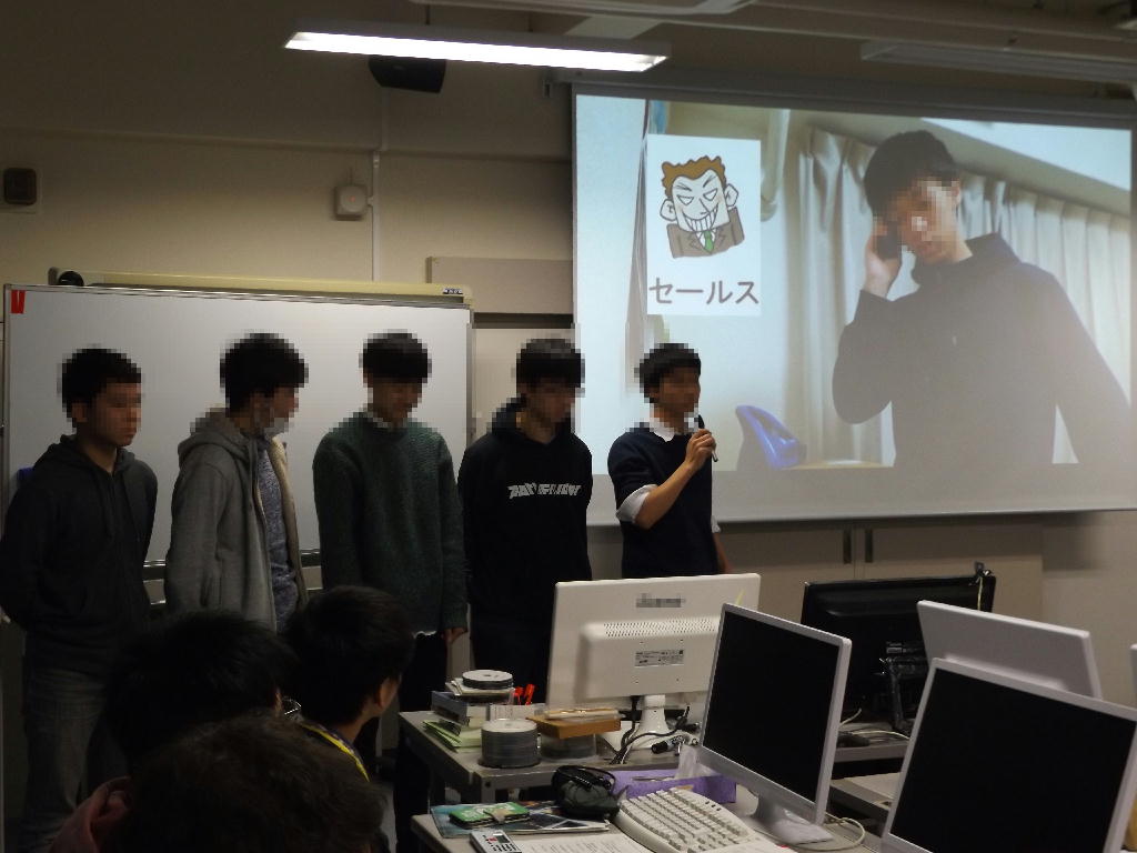 写真：動画による発表会