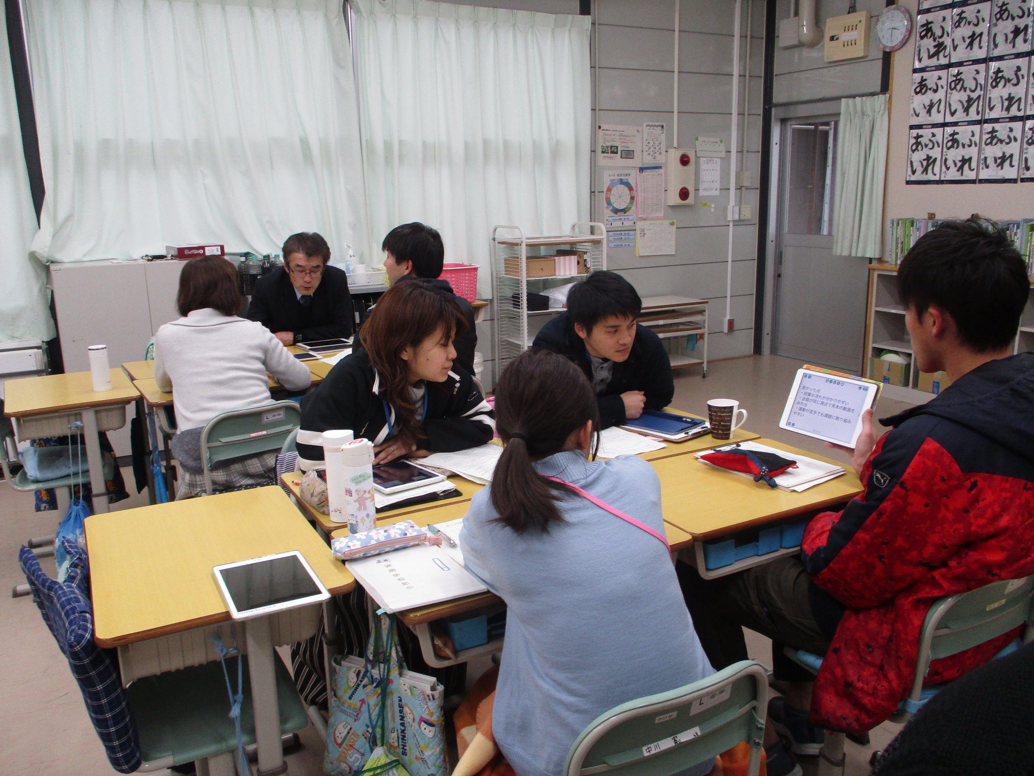 3学期の全校授業研究と事後研究会