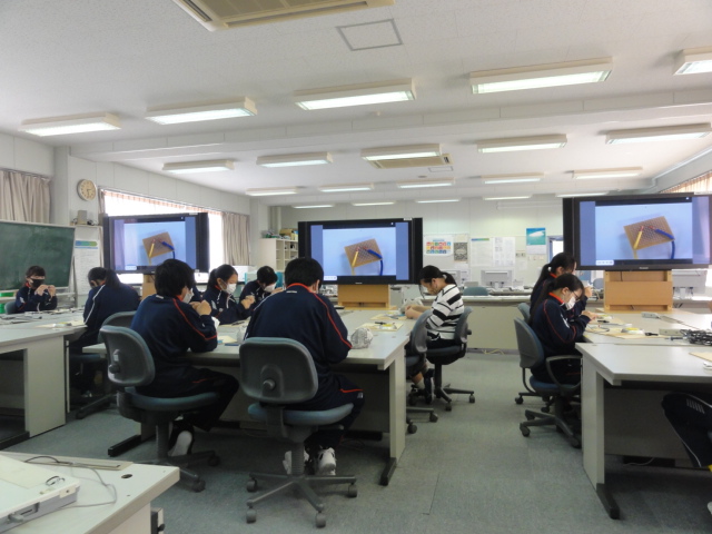 圧電スピーカの半田付け