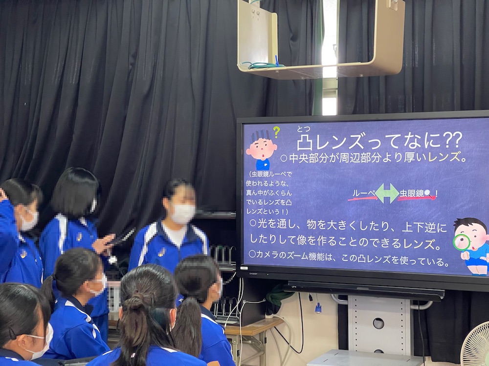 写真：スタイラスペンを活用したプレゼンテーション