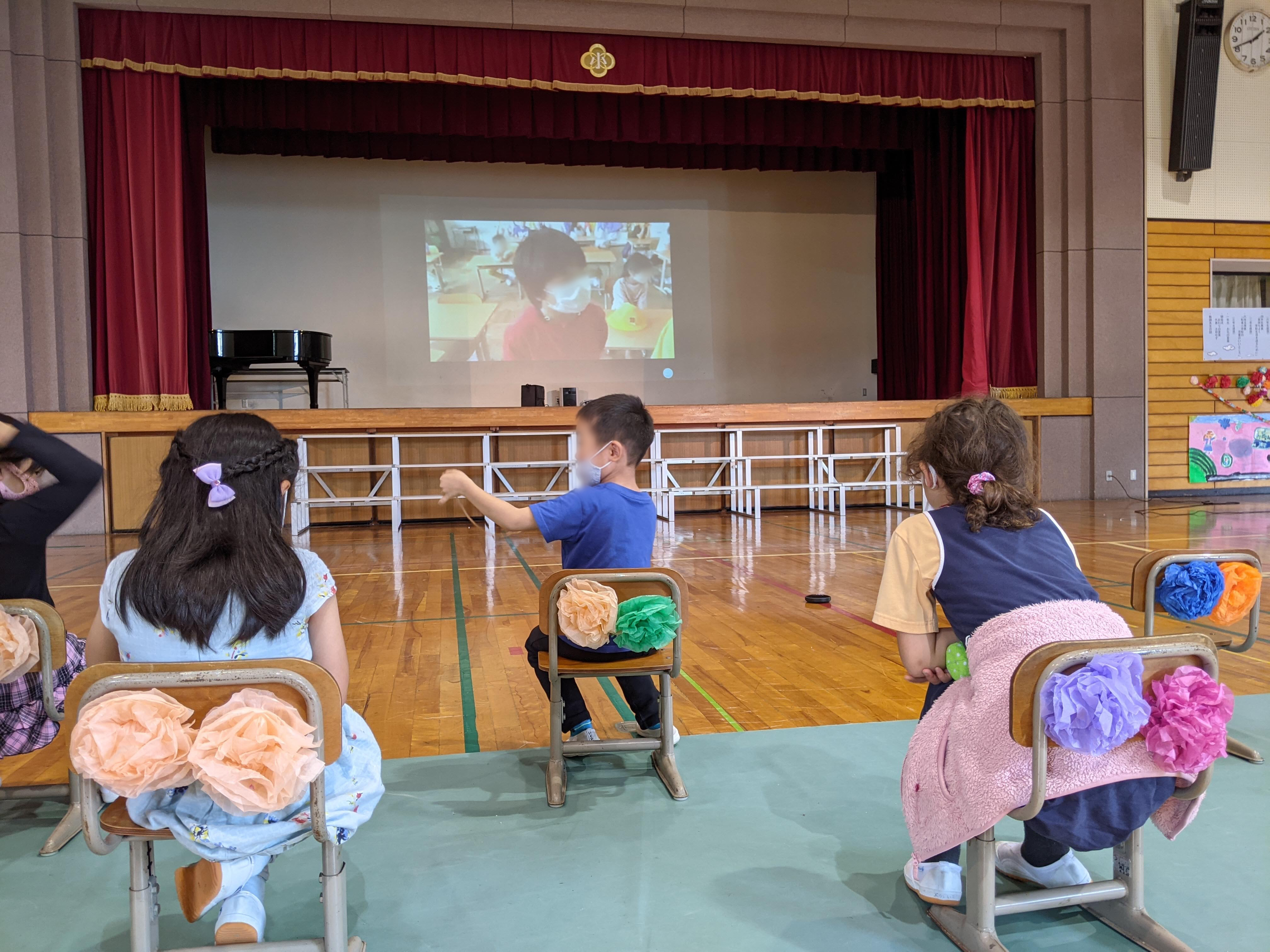 リモートで実施！「一年生を迎える会」