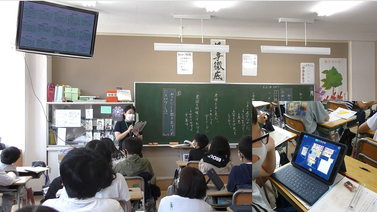 写真：国語「知りたいことを聞き出そう」