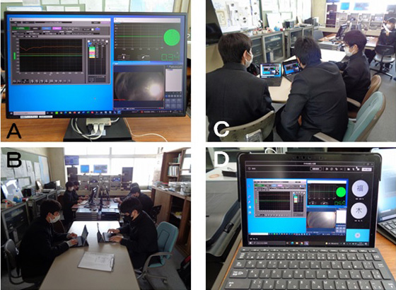生徒用タブレットを用いたTeams活用による地域の対話型雷観測