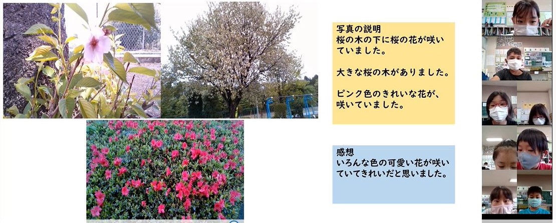 写真：オンライン合同理科授業にチャレンジ！