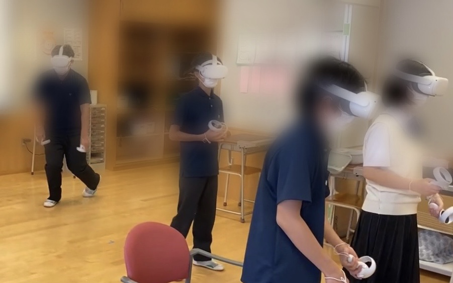 VRで朝学習