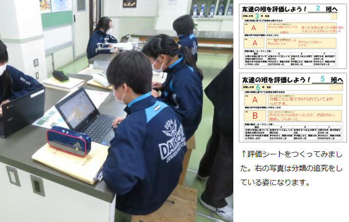 写真:相互評価してみました