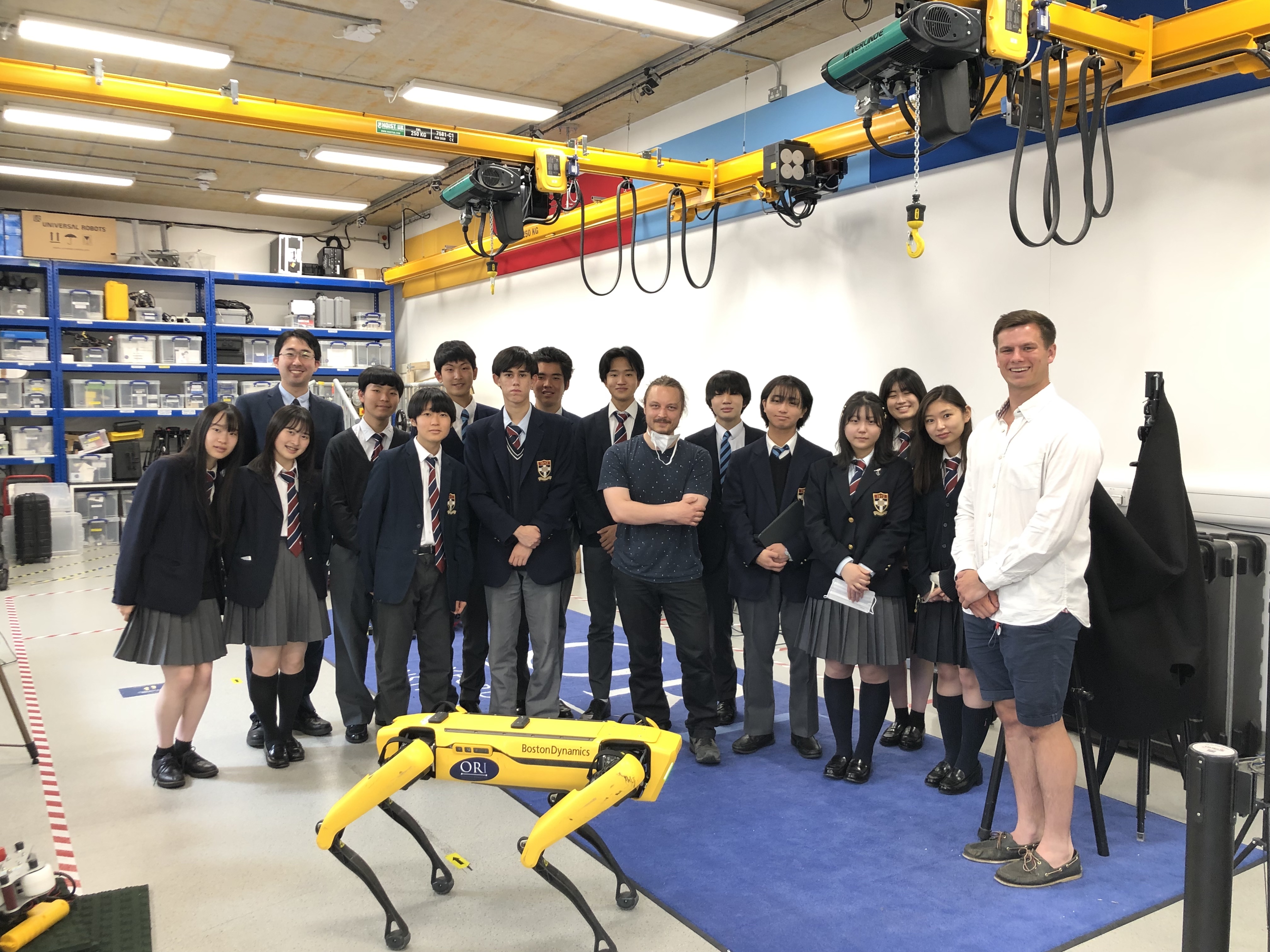 写真:オックスフォード大学 Robotics研究室訪問