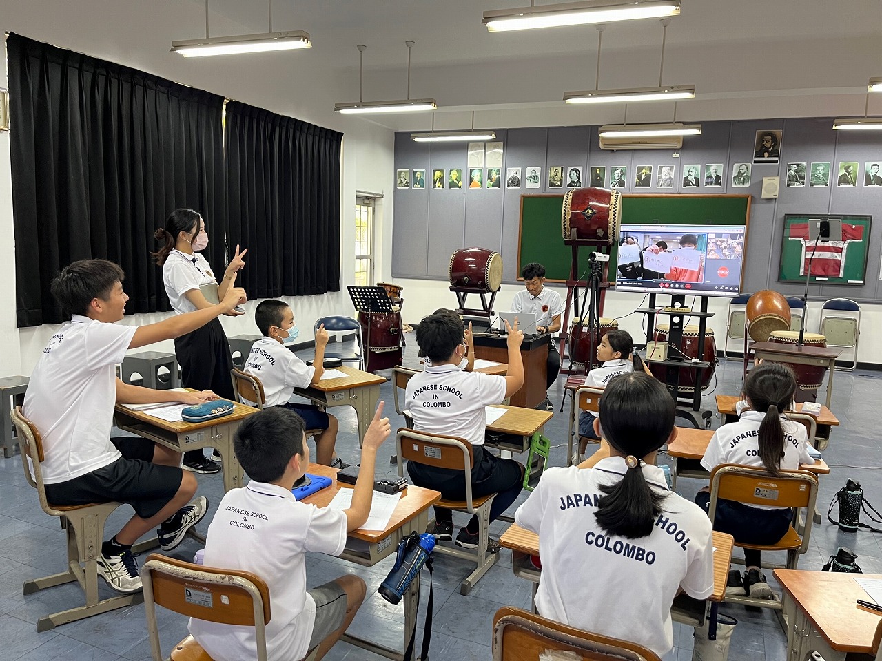 日本の学校とのオンライン交流会！！