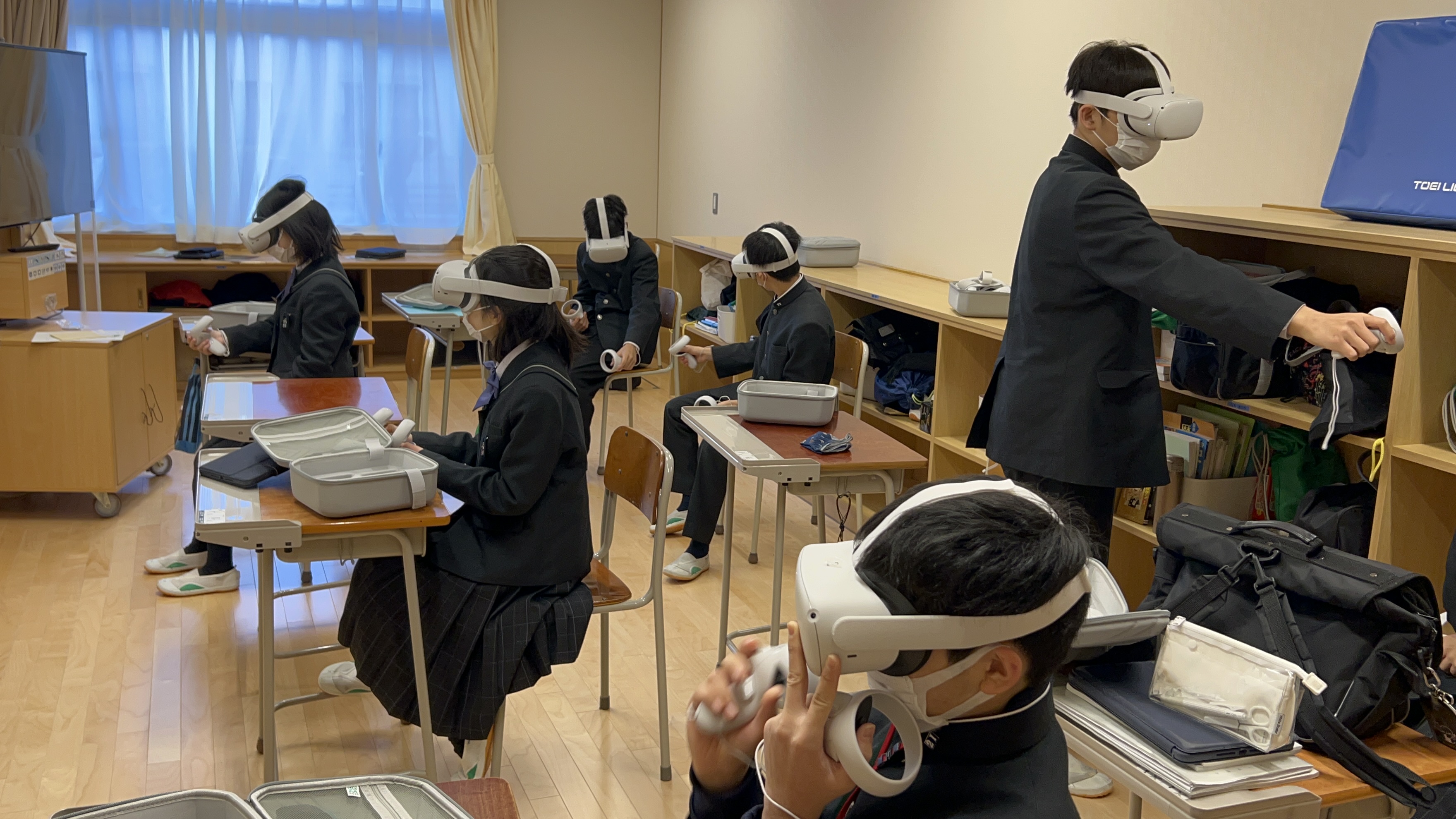 写真：VR職場体験