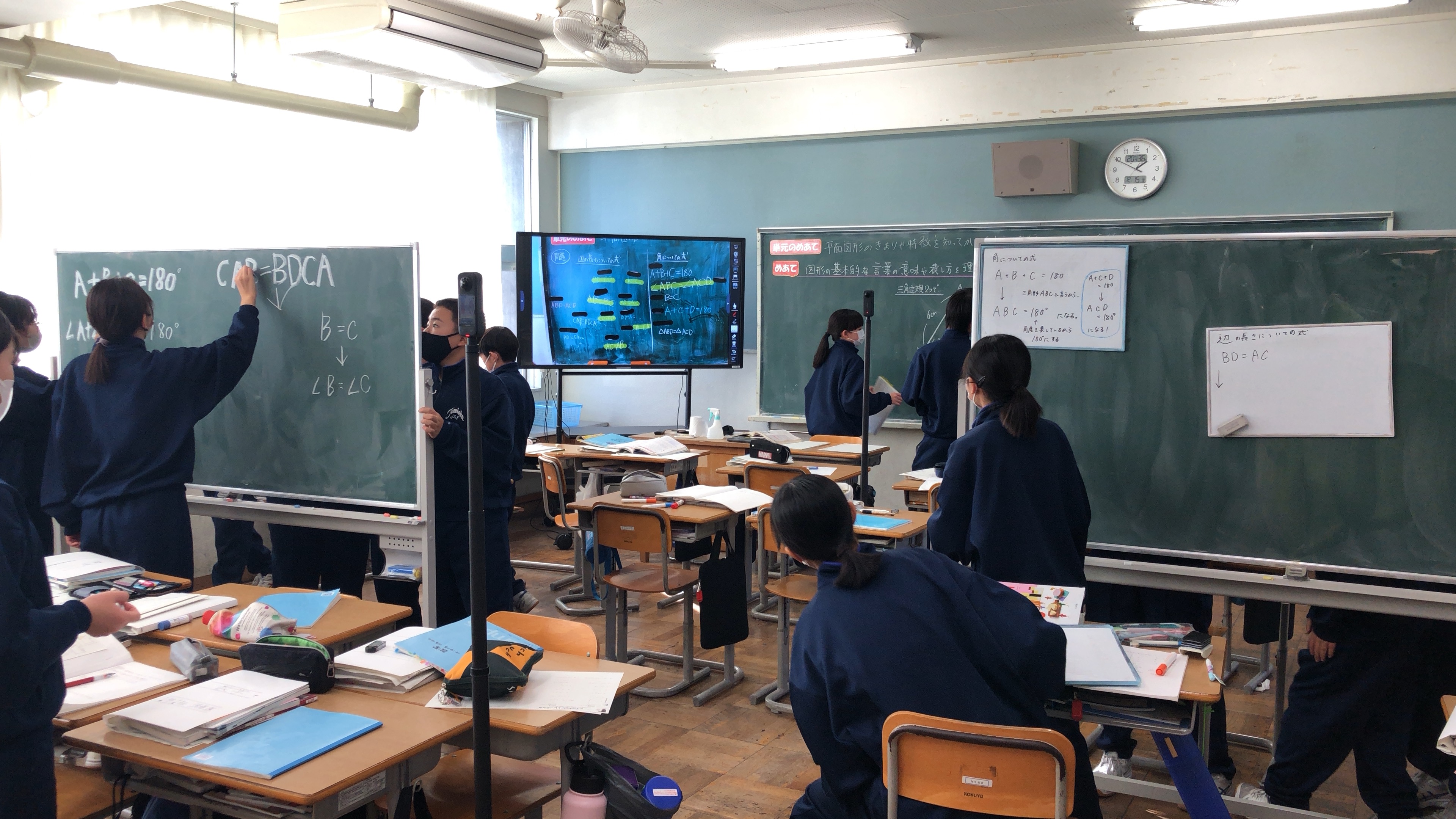 写真:360°動画を撮影する教室