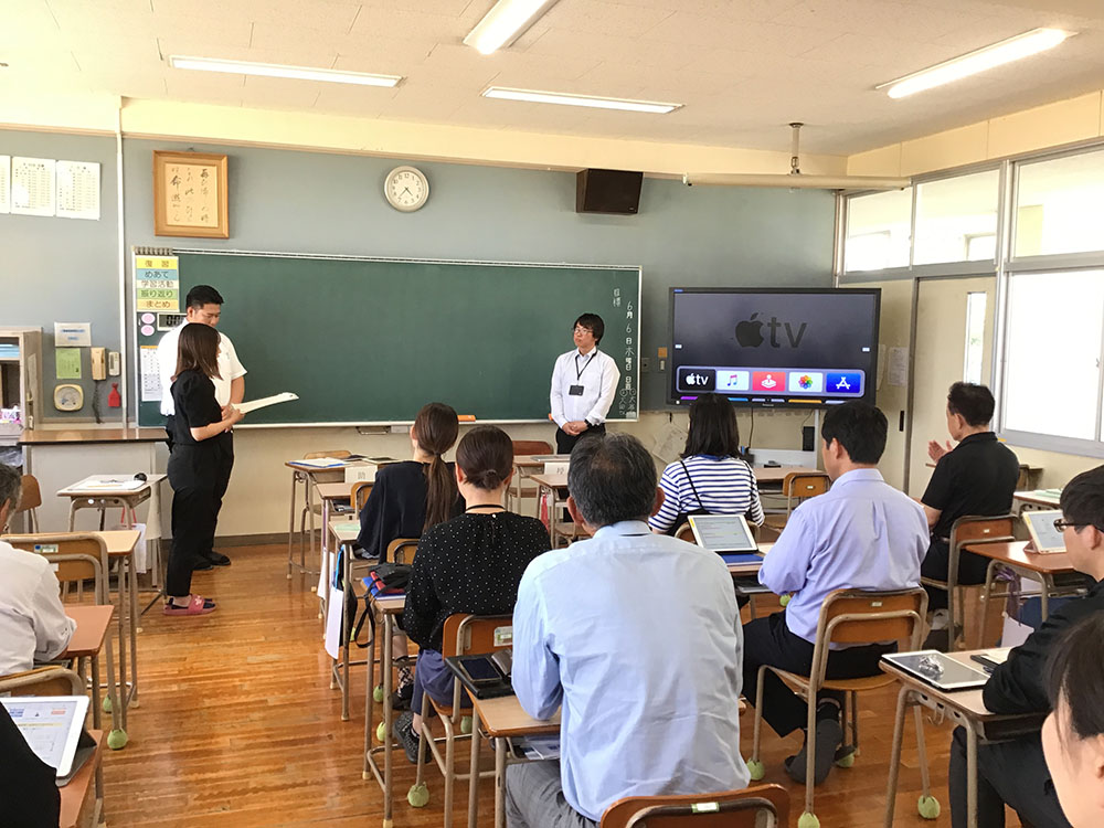 写真:特別支援教育の研究授業を行いました