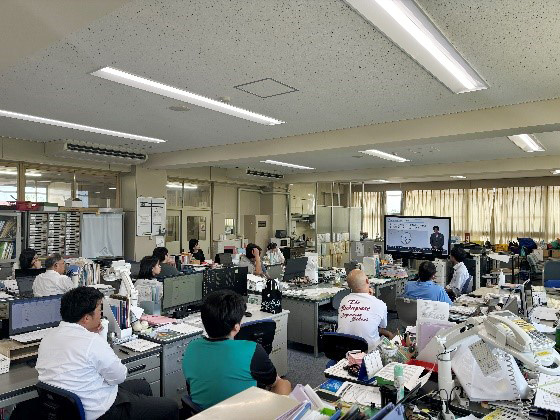 写真：「多忙化解消データ分析」研修会