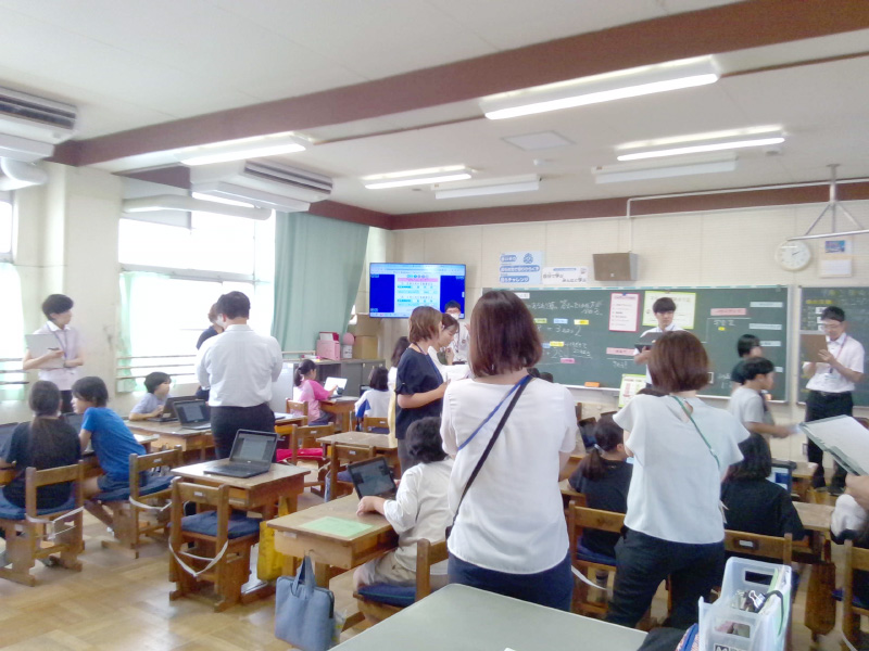 写真:「ICT✕個別最適な学び・協働的な学び」の実践