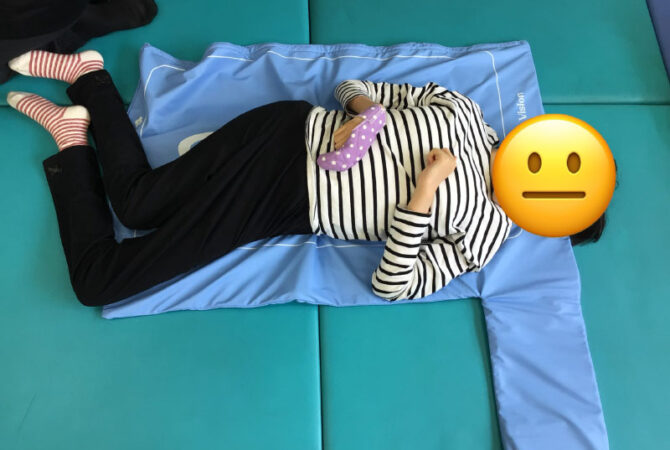 体圧分散装置をみんなで使ってみました！