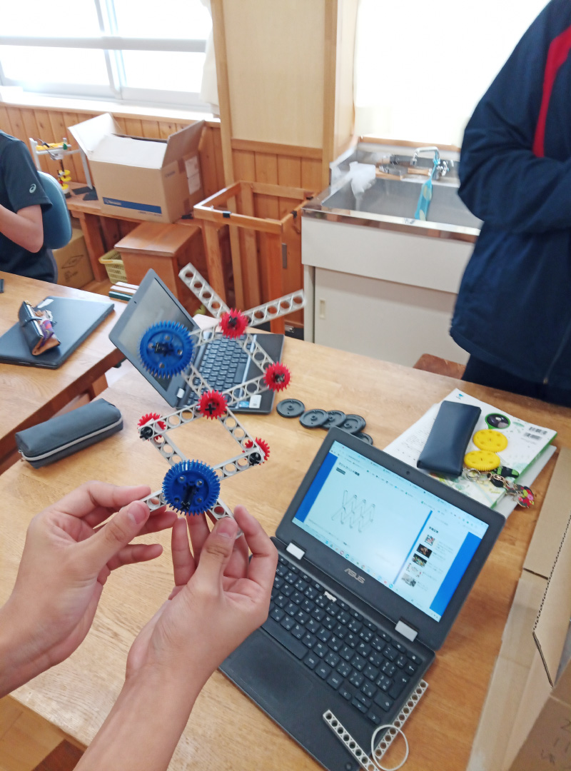 写真:動く製品の製作開始