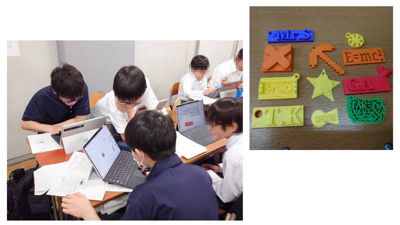 写真：中学校技術科の授業はデジタルファブリケーションから