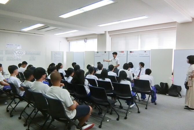 国際教室卒業生講話