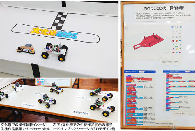 文化祭での展示＆操作体験と系内での発表会を終えました
