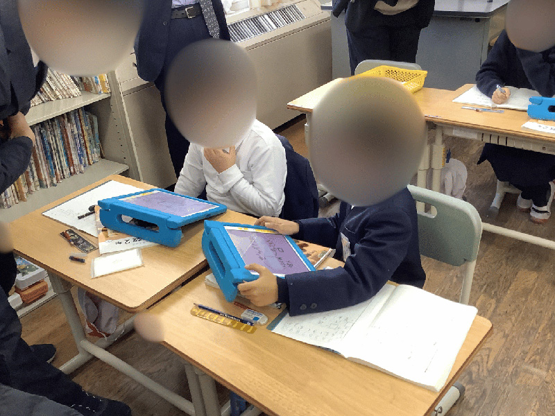 写真：算数科授業研究（２年生）