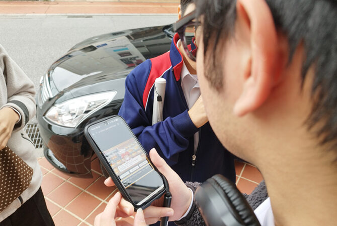 キノコラリーで目的地へ！