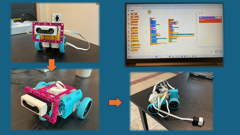 写真：テヘランチャレンジスペースにて試行錯誤の過程