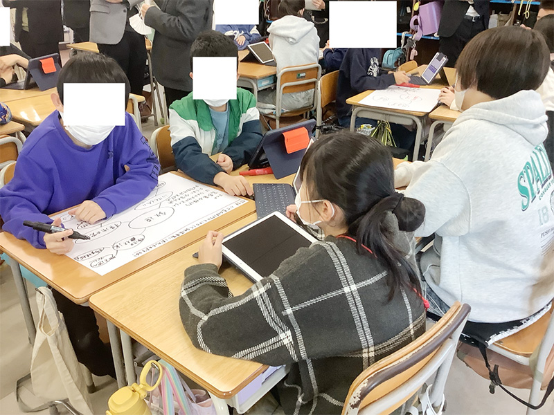 写真：公開授業研究会報告