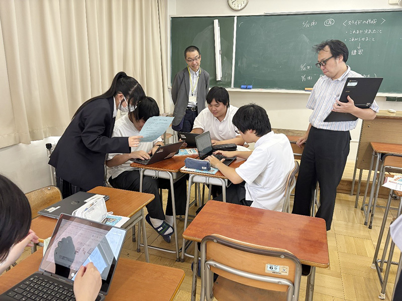 写真：授業外交流の効果検証
