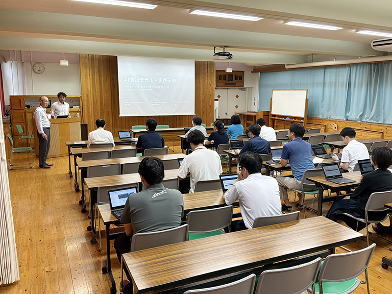 写真：生成AIワークショップの実施
