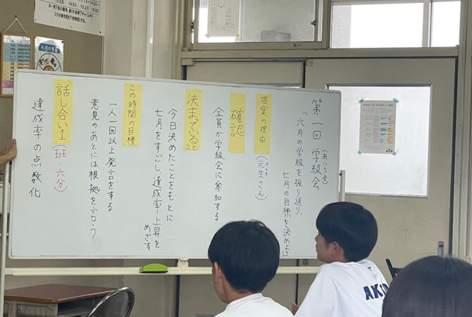 学級会運営力向上でデータ活用を促進