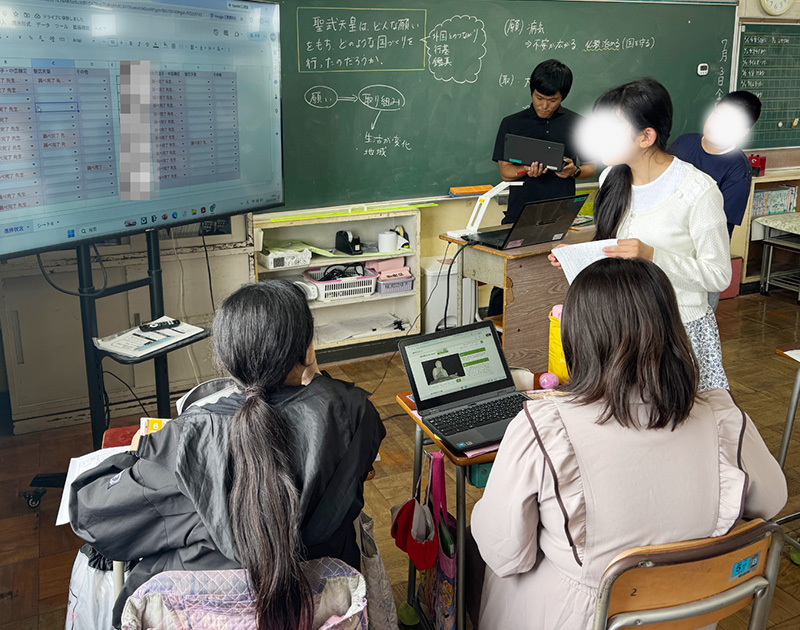 写真：非認知能力を高める社会科授業