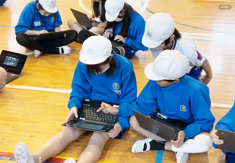 写真：聴き合い支え合い学び合う授業の充実を通して