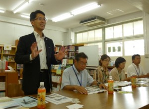 東中学校ＰＴＡ　板野会長